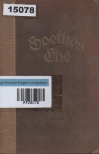 Image of Goethes Ehe; Pernikahan Goethe