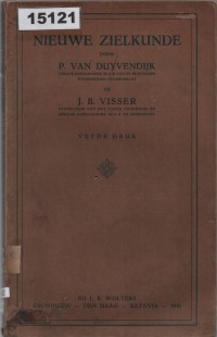 Image of Nieuwe Zielkunde; Ilmu Jiwa Baru