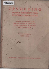 Image of Opvoeding: Indisch Tijdschrift voor Nieuwere Paedagogiek; Pendidikan: Jurnal Hindia untuk Pedagogi Modern