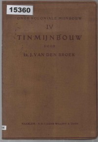 Image of Tin mijnbouw; Pertambangan Timah