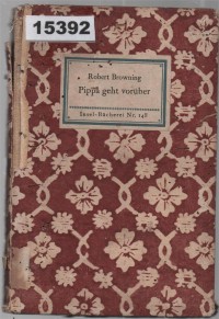 Image of Pippa Geht Vorüber ; Pippa Lewat