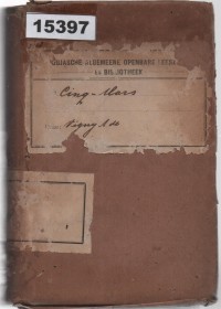 Image of Cinq-Mars ou Une Conjuration sous Louis XIII; Cinq-Mars atau Konspirasi di Bawah Louis XIII