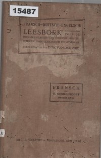 Image of Leesboeken voor de Hoogere Klassen van Hoogere Burgerscholen en Gymnasia ;  Buku Bacaan untuk Kelas Tinggi Sekolah Dagang, Sekolah Menengah Tinggi, dan Gymnasium