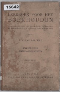 Image of Leerboek voor het Boekhouden voor Inrichtingen van Middelbaar-, Voortgezet-, en Handelsonderwijs in Nederlandsch Oost-Indië ; Buku Ajar Akuntansi untuk Pendidikan Menengah, Lanjutan, dan Perdagangan di Hindia Belanda