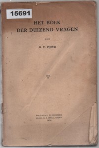 Image of Het Boek der Duizend Vragen; Buku Seribu Pertanyaan