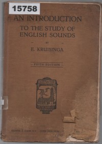 Image of An Introduction to the Study of English Sounds ; Pengantar Studi Bunyi Bahasa Inggris