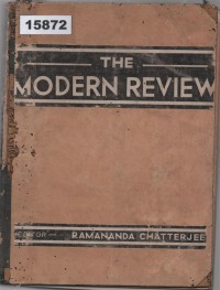 Image of The Modern Review (A Monthly Review and Miscellany); Ulasan Modern (Tinjauan Bulanan dan Aneka Ragam)