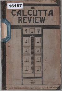 Image of The Calcutta Review ; Ulasan Calcutta