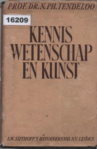 Image of Kennis, Wetenschap en Kunst;  Pengetahuan, Ilmu Pengetahuan, dan Seni