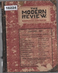 Image of The Modern Review, January 1932;  The Modern Review, Januari 1932