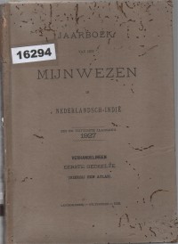 Image of Jaarboek van het Mijnwezen in Nederlandsch-Indië ; Buku Tahunan Pertambangan di Hindia Belanda