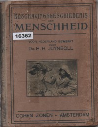 Image of Beschavingsgeschiedenis der Menschheid; Sejarah Peradaban Umat Manusia