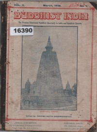 Image of Buddhist India: An Illustrated Buddhist Quarterly and Buddhist Gazette ; India Buddhis: Buletin Buddhis Bergambar dan Warta Buddhis