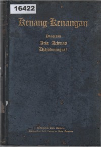 Image of Kenang-Kenangan ;  Kenang-Kenangan