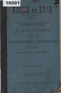 Image of Noord en Zuid: Tijdschrift ten Dienste van Onderwijzers bij de Studie der Nederlandsche Taal- en Letterkunde; Utara dan Selatan: Jurnal untuk Guru dalam Studi Bahasa dan Sastra Belanda