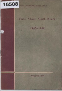 Image of Facts about South Korea 1945—1960; Fakta tentang Korea Selatan 1945—1960