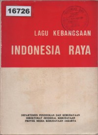 Image of Lagu Kebangsaan Indonesia Raya