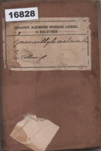 Image of Gedichten van H. Tollens, Cz. Eerste Deel; Puisi-Puisi karya H. Tollens, Bagian Pertama