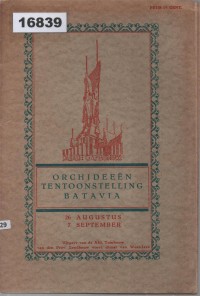 Image of Orchideeën Tentoonstelling Batavia; Pameran Anggrek di Batavia
