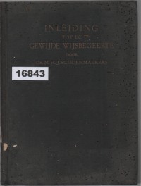 Image of Inleiding tot de Gewijde Wijsbegeerte; Pengantar Filsafat Suci