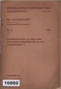 Image of De Accountant; Akuntan