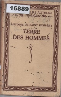 Image of Terre des Hommes ; Bumi Manusia