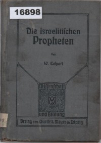 Image of Die israelitischen Propheten ; Para Nabi Israel