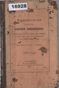 Image of MEDEDEELINGEN VAN WEGE HET NEDERLANDSCHE ZENDELINGGENOOTSCHAP; Laporan dari Perhimpunan Misi Belanda
