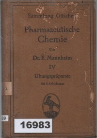 Image of Pharmazeutische Chemie: Übungspräparate ; Kimia Farmasi: Preparat Latihan