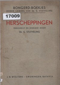 Image of Herscheppingen ; Penciptaan Kembali