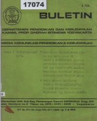 Image of Buletin Media Komunikasi Pendidikan & Kebudayaan