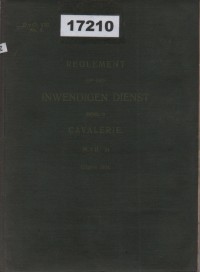 Image of Reglement op den Inwendigen Dienst, Deel 5: Cavalerie ; Peraturan tentang Dinas Internal, Bagian 5: Kavaleri