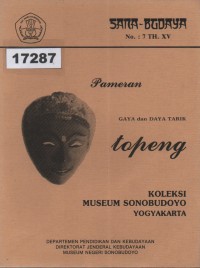 Image of Sana Budaya No. 7 Th. XV: Pameran Gaya dan Daya Tarik Topeng Koleksi Museum Sonobudoyo Yogyakarta