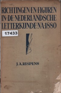 Image of Richtingen en Figuren in de Nederlandsche Letterkunde na 1880; Aliran dan Tokoh dalam Sastra Belanda setelah 1880