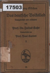 Image of Das deutsche Volkslied; Lagu Rakyat Jerman