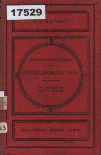 Image of Verklarend Zakwoordenboekje der Nederlandsche Taal; Kamus Saku Penjelas Bahasa Belanda