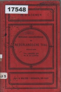 Image of Verklarend Zakwoordenboekje der Nederlandsche Taal; Kamus Saku Penjelas Bahasa Belanda