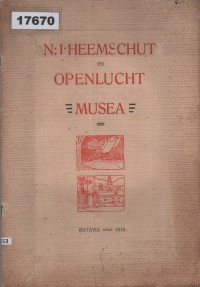 Image of N.I. Heemschut en Openlucht Musea; Perlindungan Warisan Budaya dan Museum Terbuka