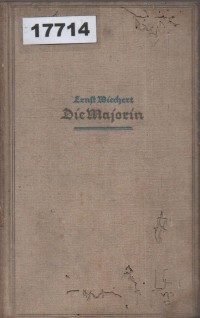 Image of Die Majorin: Eine Erzählung; Sang Mayor: Sebuah Cerita