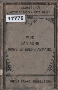 Image of Dänische Konversations-Grammatik; Tata Bahasa Percakapan Bahasa Denmark