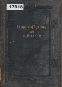 Image of Truppenführung; Pemimpin Pasukan