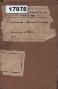 Image of Le Comte de Monte-Cristo; Comte Monte-Cristo