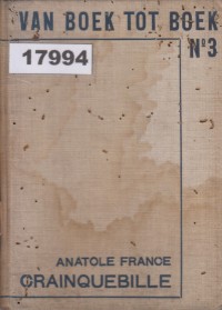 Image of Crainquebille Het Avontuur Van Een Venter; Crainquebille, Petualangan Seorang Penjual