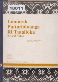 Image of Lontarak Pattu Rioloanga Ri Tuttalloka