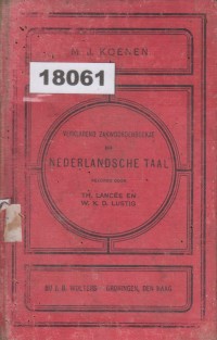 Image of Verklarend Zakwoordenboek der Nederlandsche Taal; Kamus Saku Bahasa Belanda