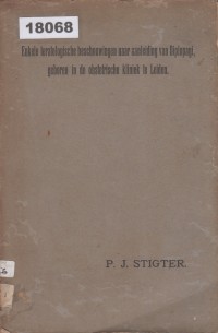 Image of Enkele teratologische beschouwingen naar aanleiding van Diplopagi, geboren in de obstetrische kliniek te Leiden; Beberapa Pandangan Teratologis Berdasarkan Kasus Diplopagi yang Lahir di Klinik Obstetri di Leiden