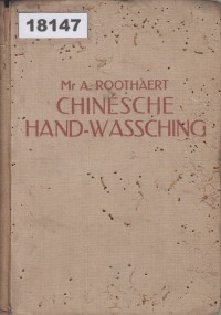 Image of Chinésche Hand-Wassching; Cuci Tangan Tiongkok