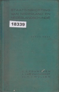 Image of Beknopt Leerboek der Staatsinrichting van Nederland en Nederlands-Indië; Buku Ajar Singkat tentang Tata Negara Belanda dan Hindia Belanda