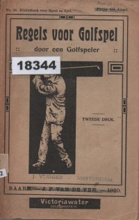 Image of Regels voor Golfspel; Aturan untuk Bermain Golf