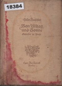 Image of Von Alltag und Sonne; Dari Kehidupan Sehari-hari dan Matahari